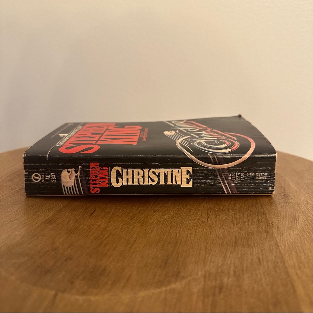 SOLD Christine Book Stephen King 1983 Signet Paperback First Printing Thriller - Picture 2 of 14